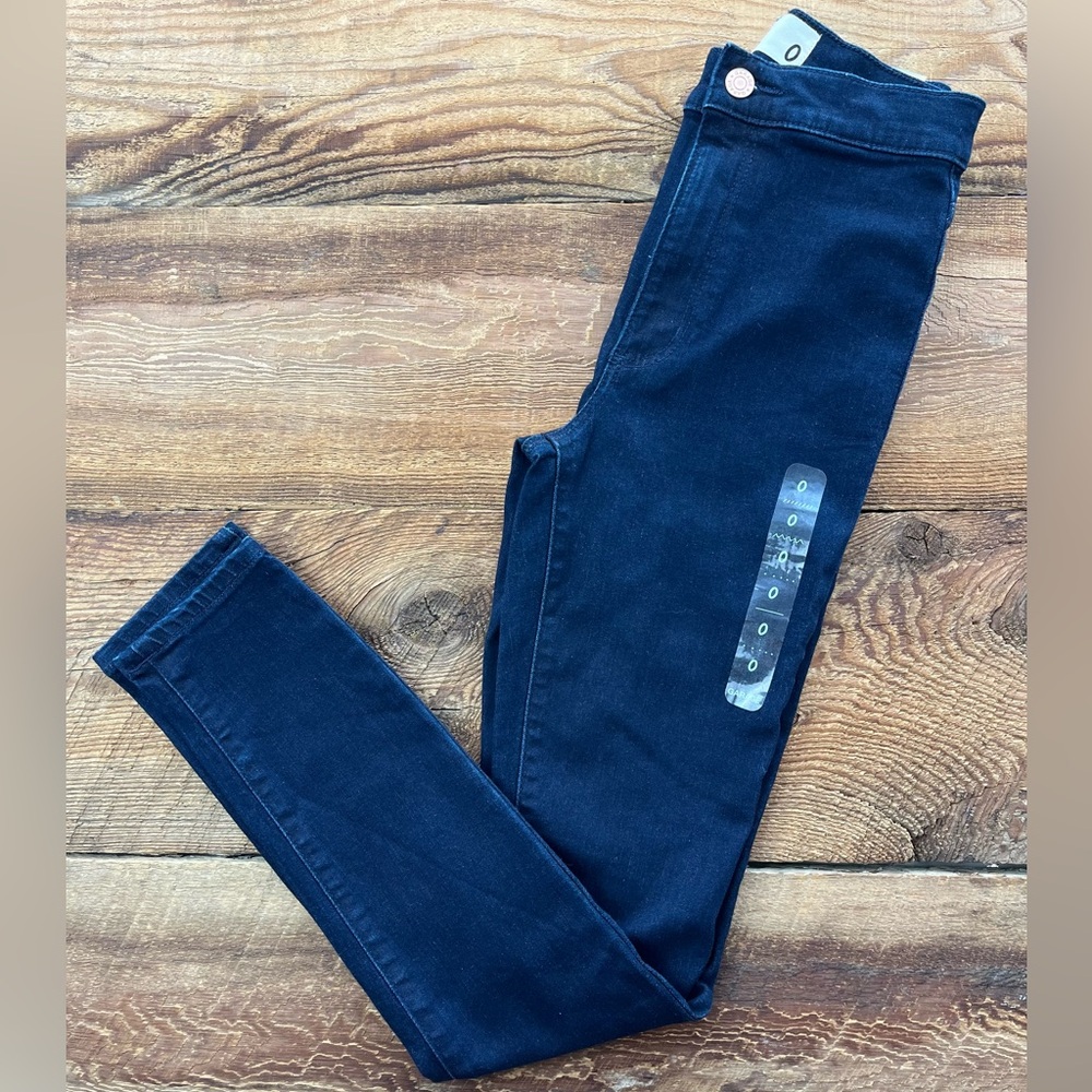 Garage Women's Dark Blue Ultra High Rise Skinny Jeans